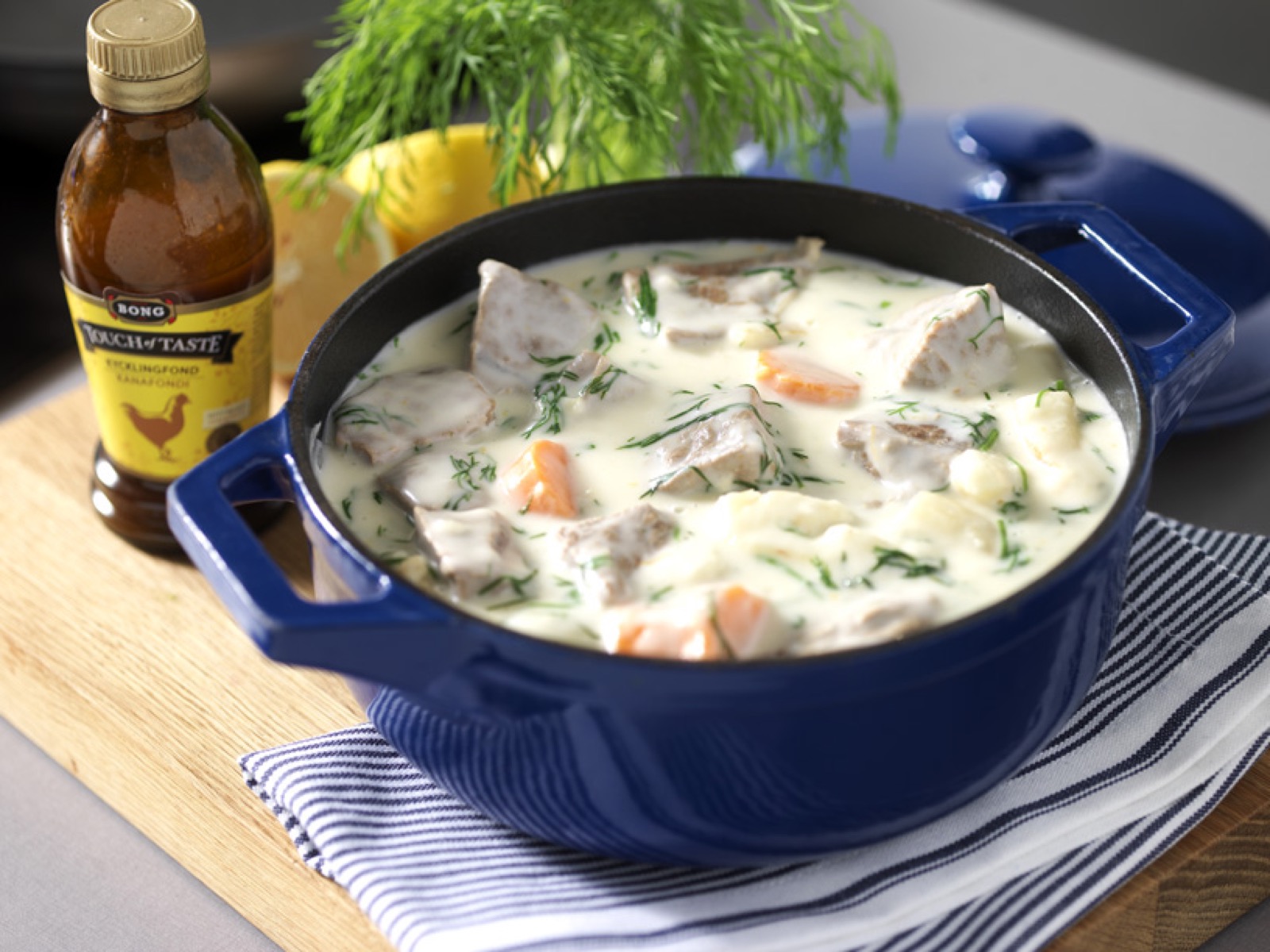 Pasta Alfredo ja cajunkana › Bong Touch of Taste FI