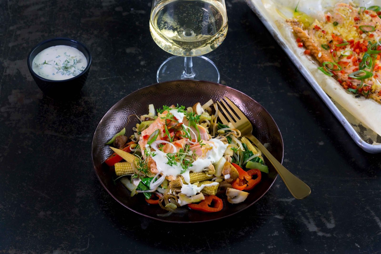 Pasta Alfredo ja cajunkana › Bong Touch of Taste FI