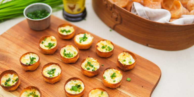 Krustadit jalapeno-cheddartäytteellä
