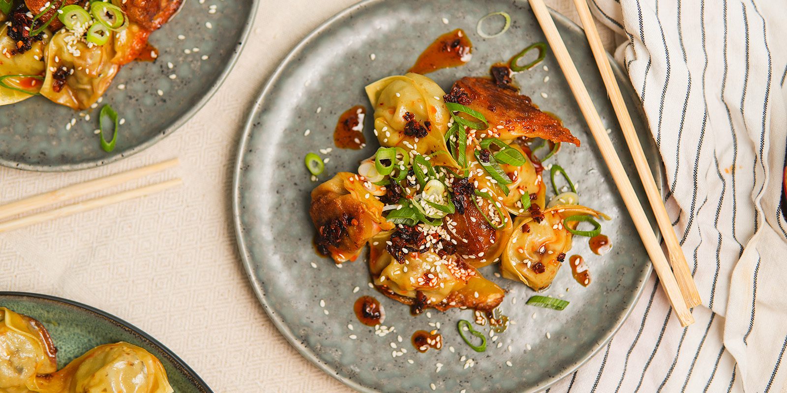 Herkullisimmat dumplingsit jauheliha-sienitäytteellä